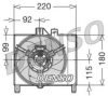 DENSO DER16002 Fan, radiator